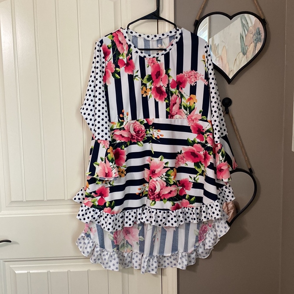 Custom floral outfit